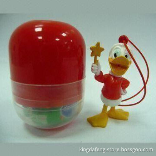 Christmas Ornament in Little Donald Duck Capsule Figure with Magic Wand in Hand